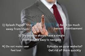 What are the five golden rules of web designing?