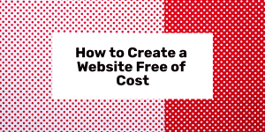 Can I run a website free of cost?