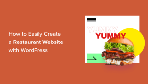 How to create a website for a restaurant?