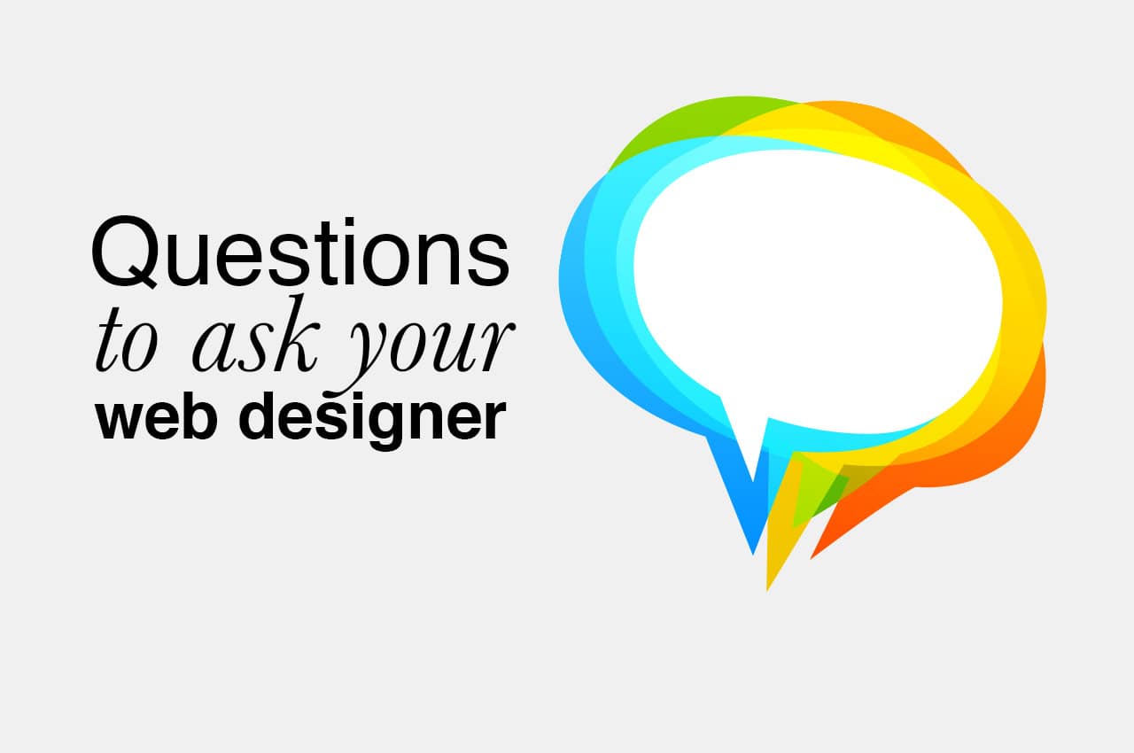 What do I need to give to my web designer?