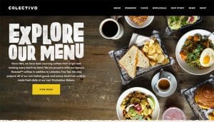 What does a cafe website need?