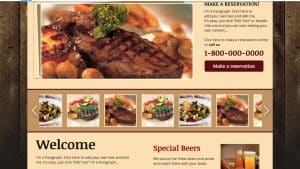 What do you put in the About section of a restaurant website?
