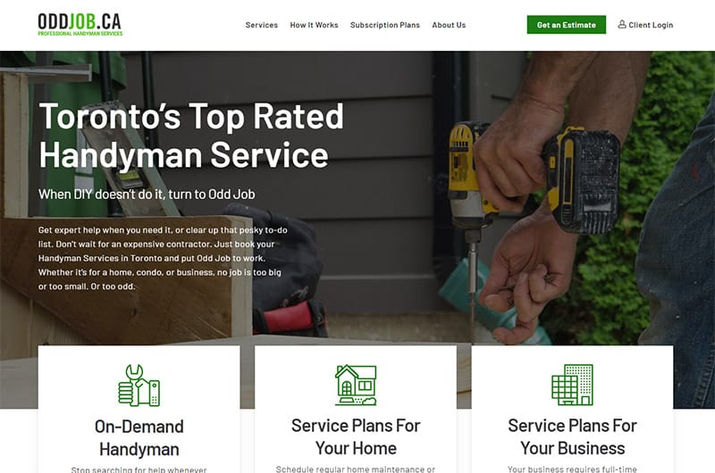 Showcasing Your Handyman Skills through Website Design