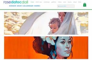 What pages should an artist website have?