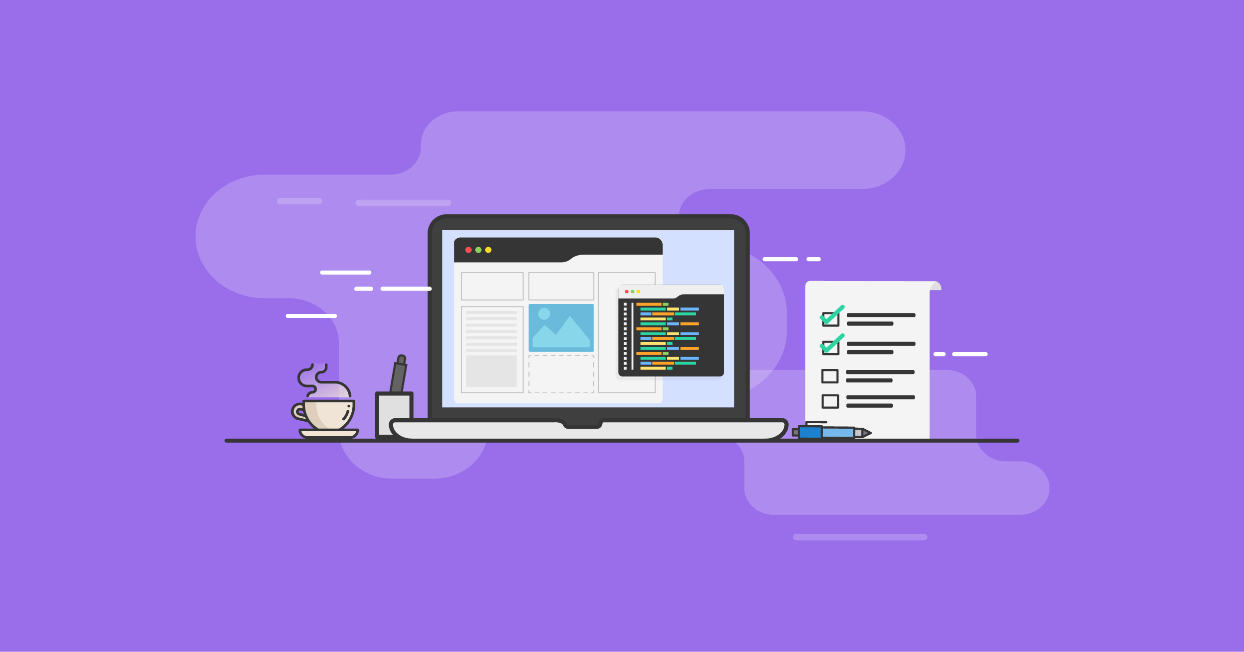 Who is involved in website design?