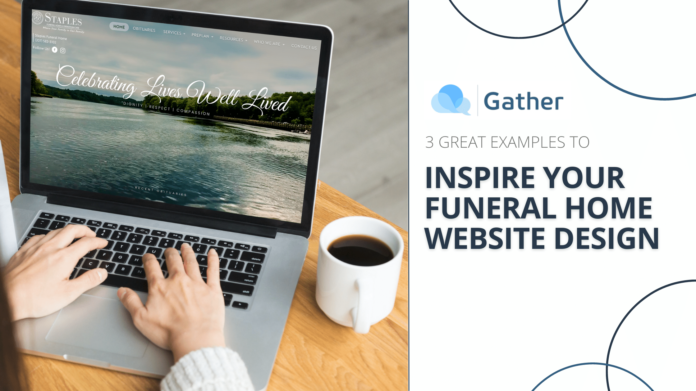 how to design a website for funeral homes?