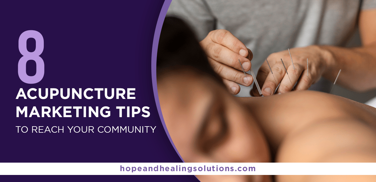 How do I market myself as an acupuncturist?