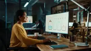 Where do web designers usually work? Where do web designers usually work?