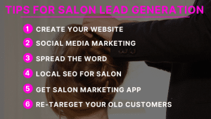 create content for my salon