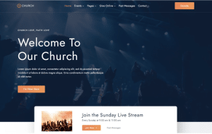 How many pages should a church website have?