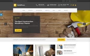 Best website themes for construction company