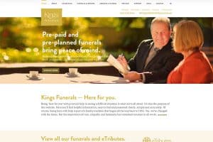 how to design a website for funeral homes?