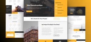 What makes a good construction company website?
