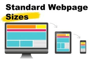 What is the best resolution size for website?