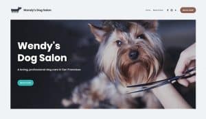 Booking systems for pet grooming website design
