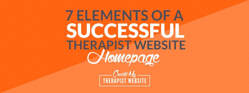 What should I put on my therapist website?
