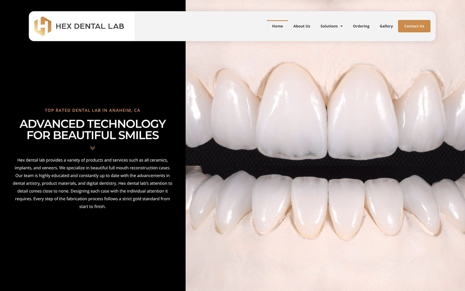 What colors are best for dental website?