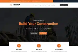 Best website themes for construction company Best website themes for construction company
