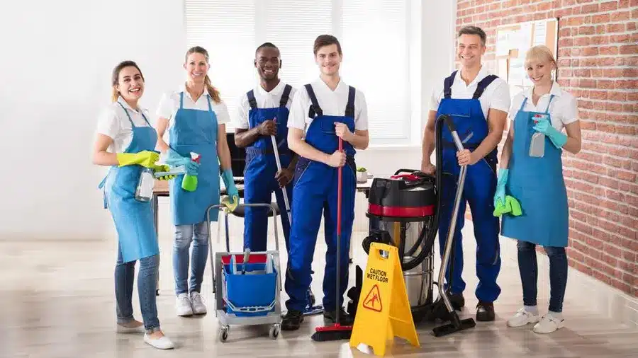 How do I create a logo for my cleaning business?