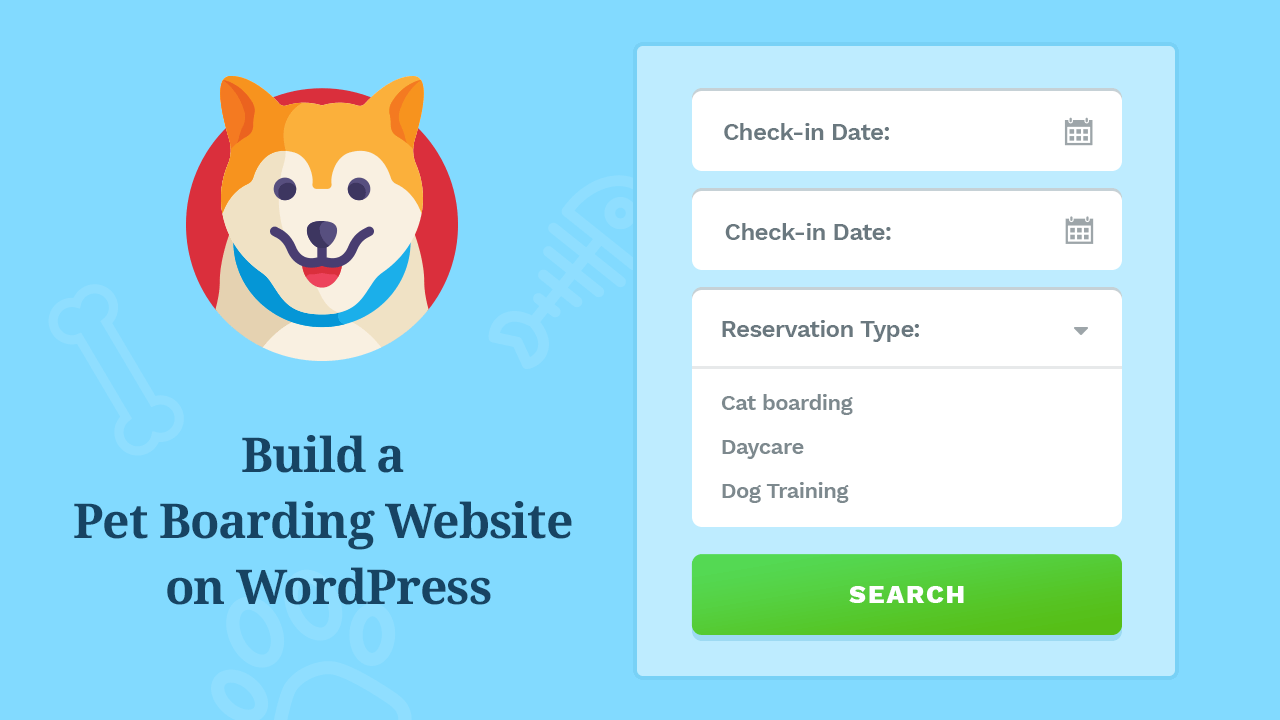 Booking systems for pet grooming website design