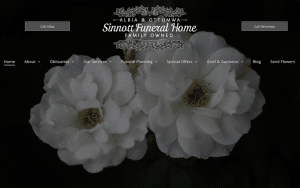 how to design a website for funeral homes?