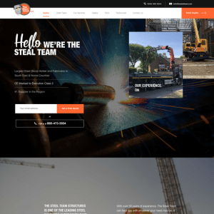 What makes a good construction company website?