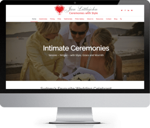 celebrant need on a website