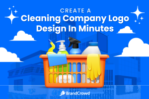 How do I create a logo for my cleaning business?