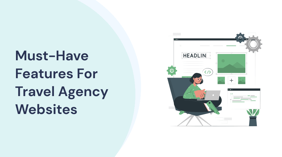 What should be on a travel agent website?
