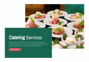 How do I create a catering business website?