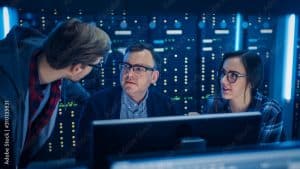 Who writes code for website architecture?