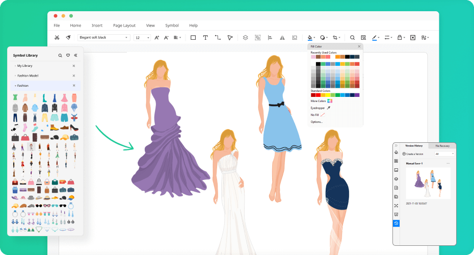 How do I create a fashion page?