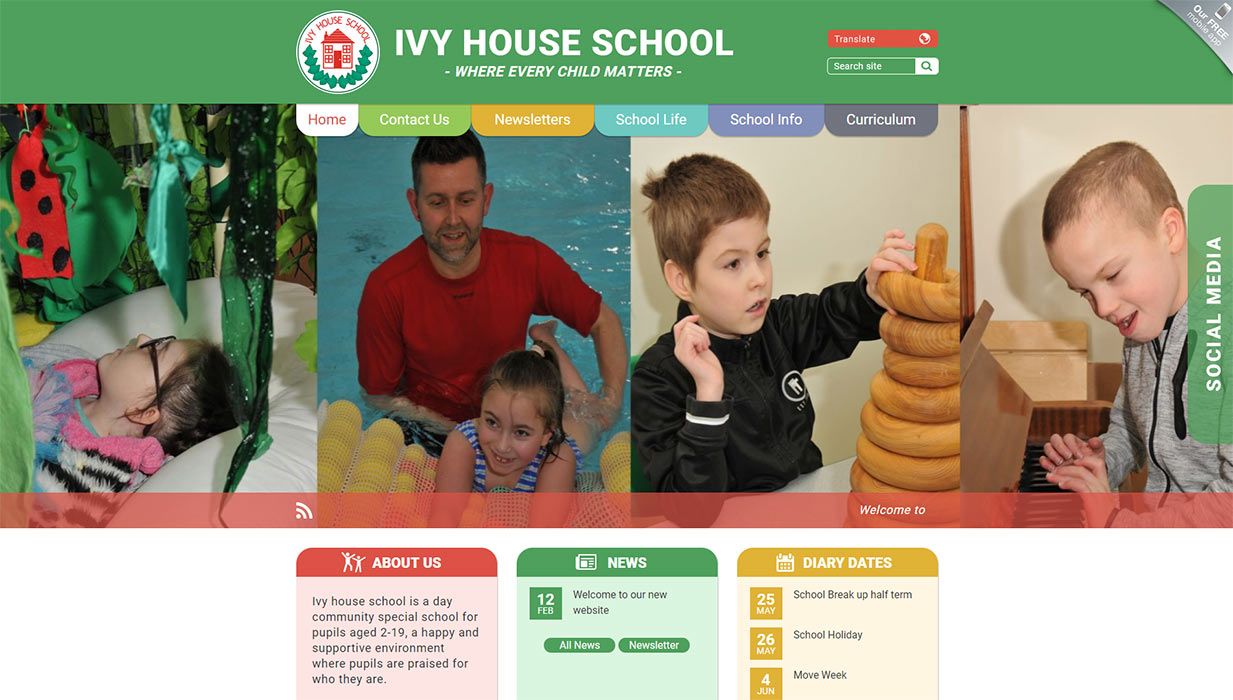 What do people look for in a school website?