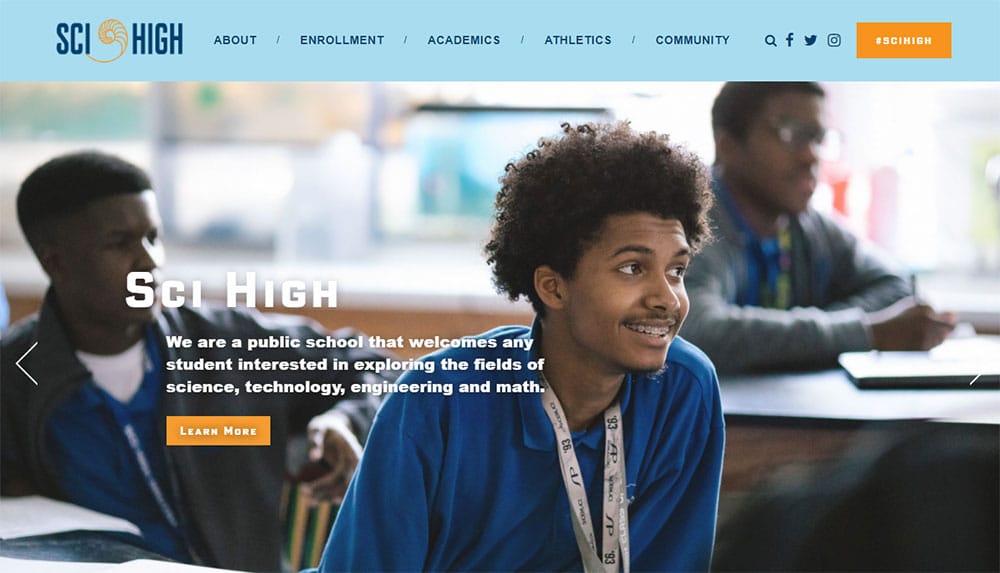 What is the most used school website?