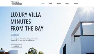 website as a real estate agent