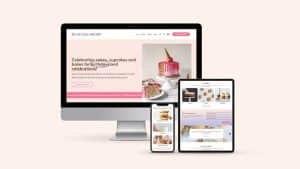 create a website for my baking business
