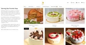 What should be included in a baking website?
