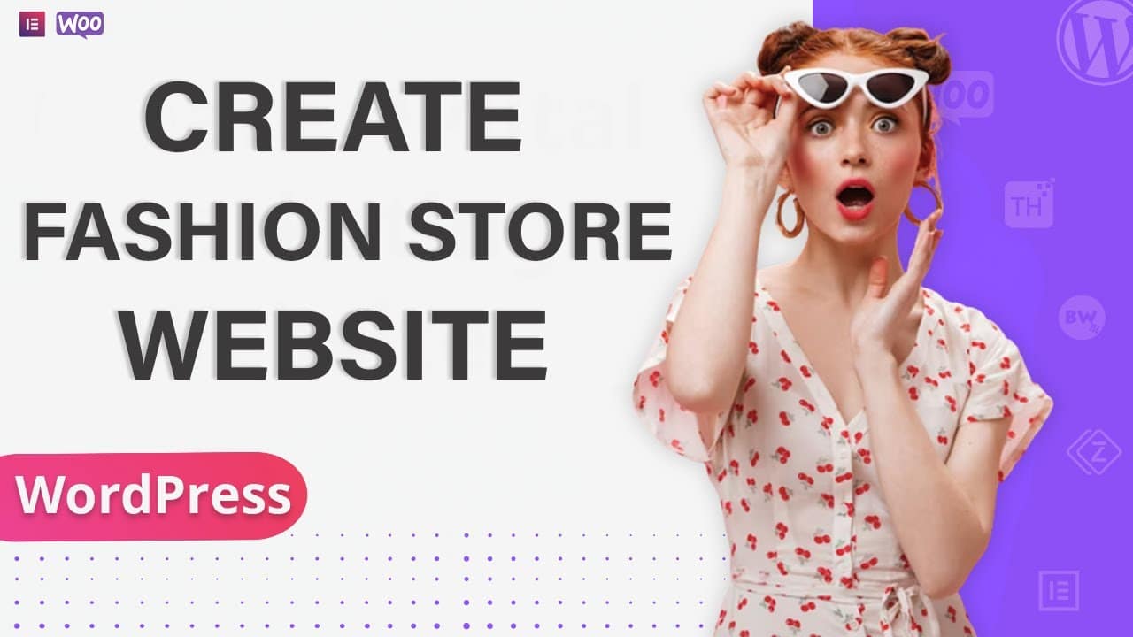 How do I create a fashion website on WordPress?