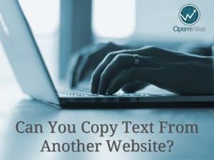 Can I use content from another website?