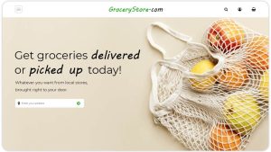 supermarket website design have