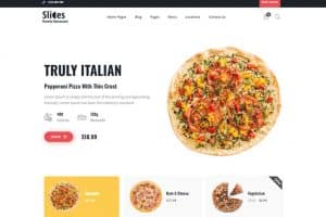 What type of website would work best for pizza business?