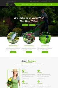 free landscaping website templates
