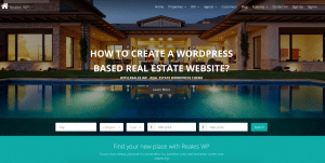 Can you make a real estate website with WordPress?