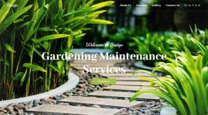 Best free landscaping website templates