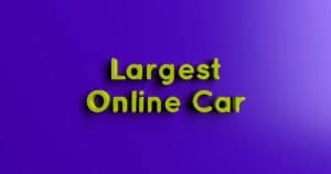 Who is the largest online car dealer?