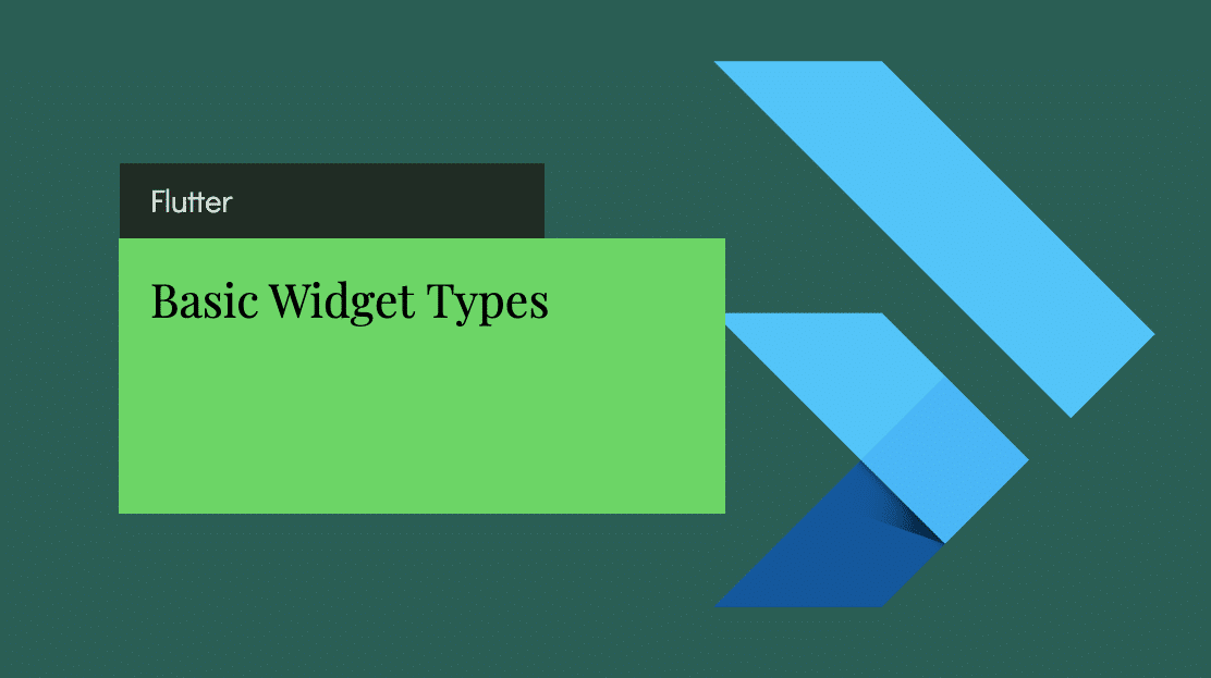 What are the two main types of widgets?