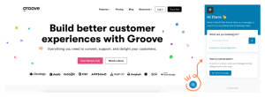 What is an example of a website widget?