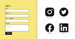 good contact page on website