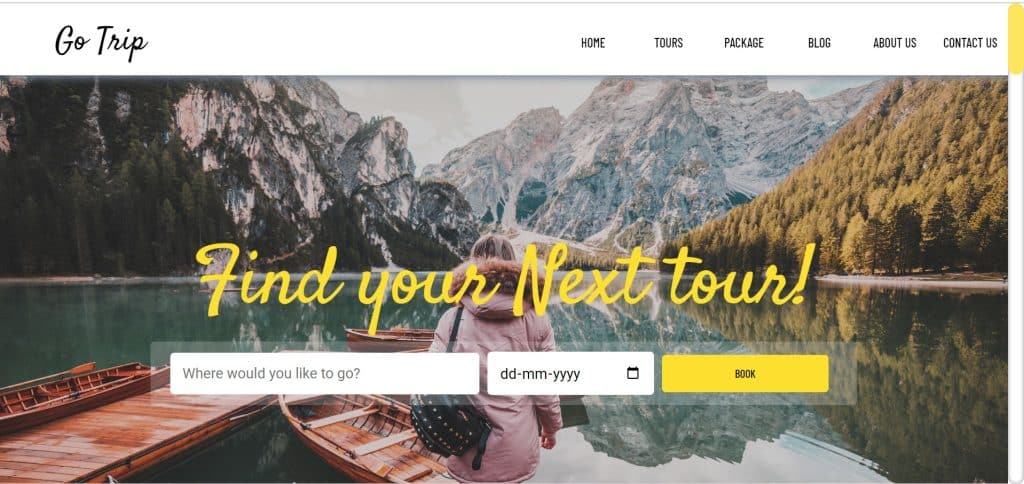 How do I create a tourism website?