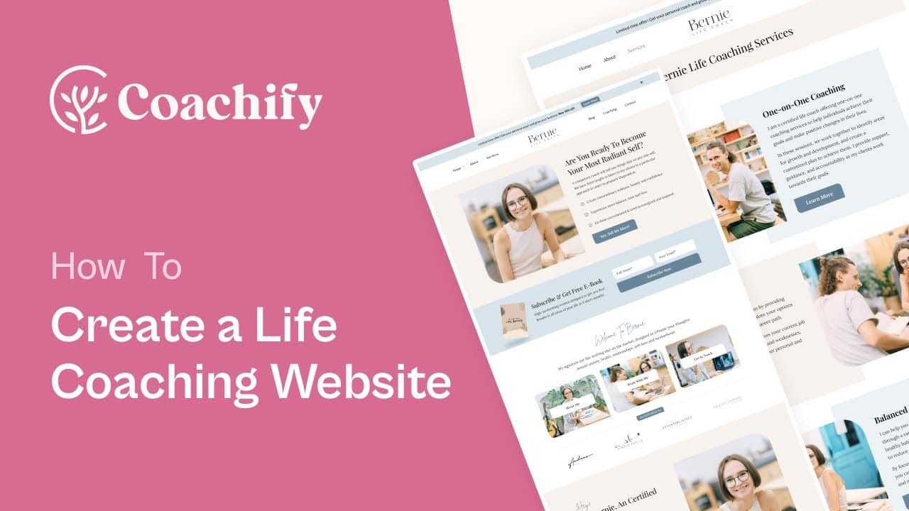 How do I create an online coaching website?
